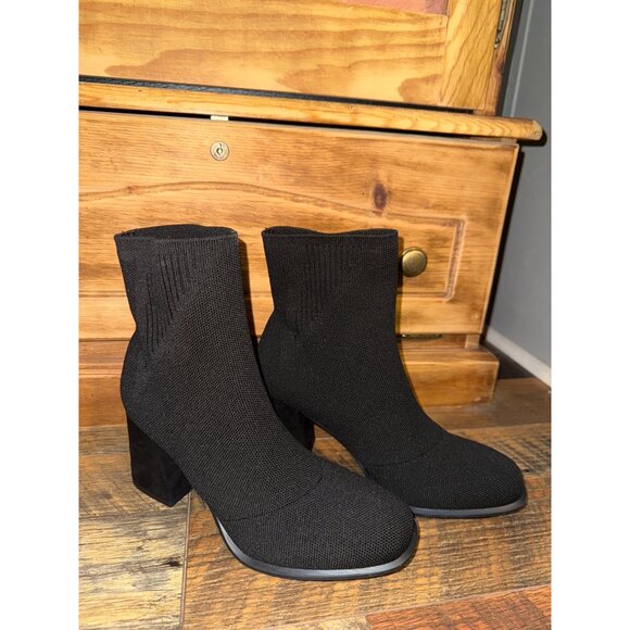 NWOT MIA PAMINA WOMEN’S BLACK HEELED BOOT Size 8 - Picture 11 of 13